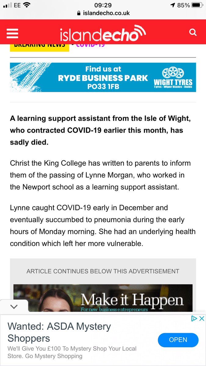I’m sorry if this thread has upset anyone, that is not my intention. Please just make schools safer and if this is not possible, partially shut them. For schools to fully open in 5 days time, must be questioned, lives depend on it.