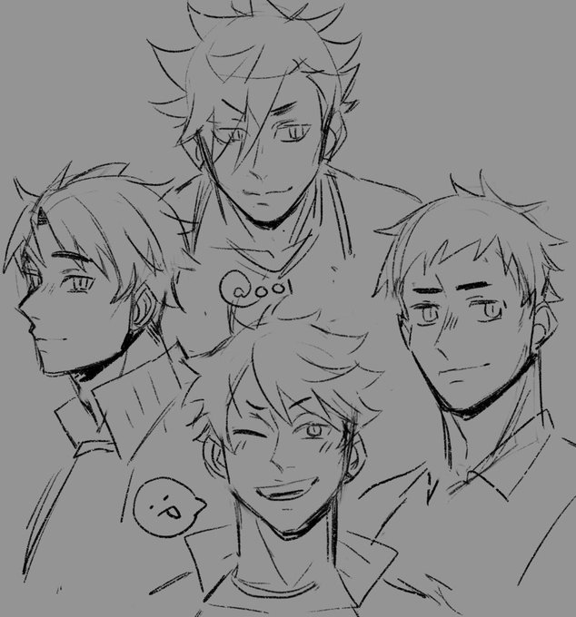 captains! daichi, oikawa uhhh kuroo and uwu ushi uwu 