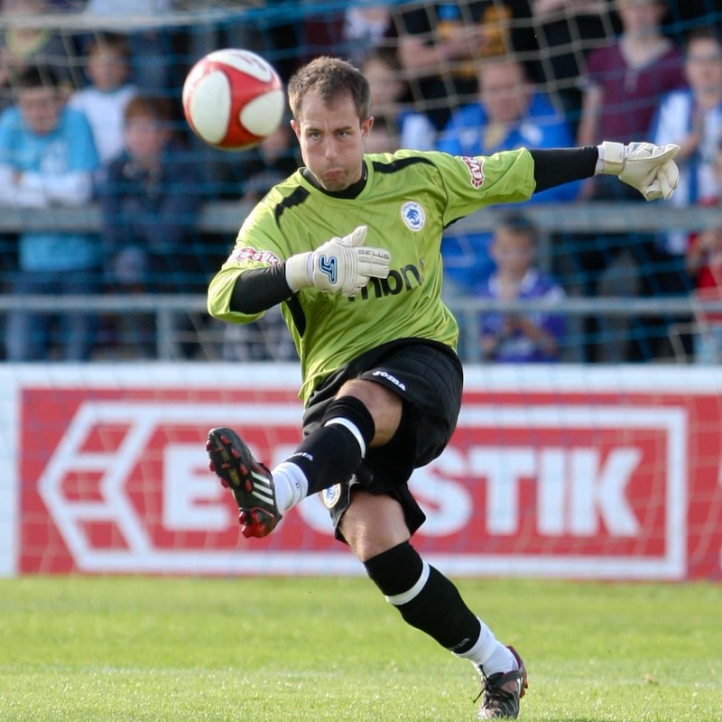 ChesterFC's tweet photo. 𝚃𝙷𝙴 𝙱𝙸𝙶 𝙸𝙽𝚃𝙴𝚁𝚅𝙸𝙴𝚆

🗣️ Goalkeeper Richard Whiteside looks back at his time with the #Blues, including that memorable day at Garforth in 2011.

🔵⚪️ #InItTogether #UTS
