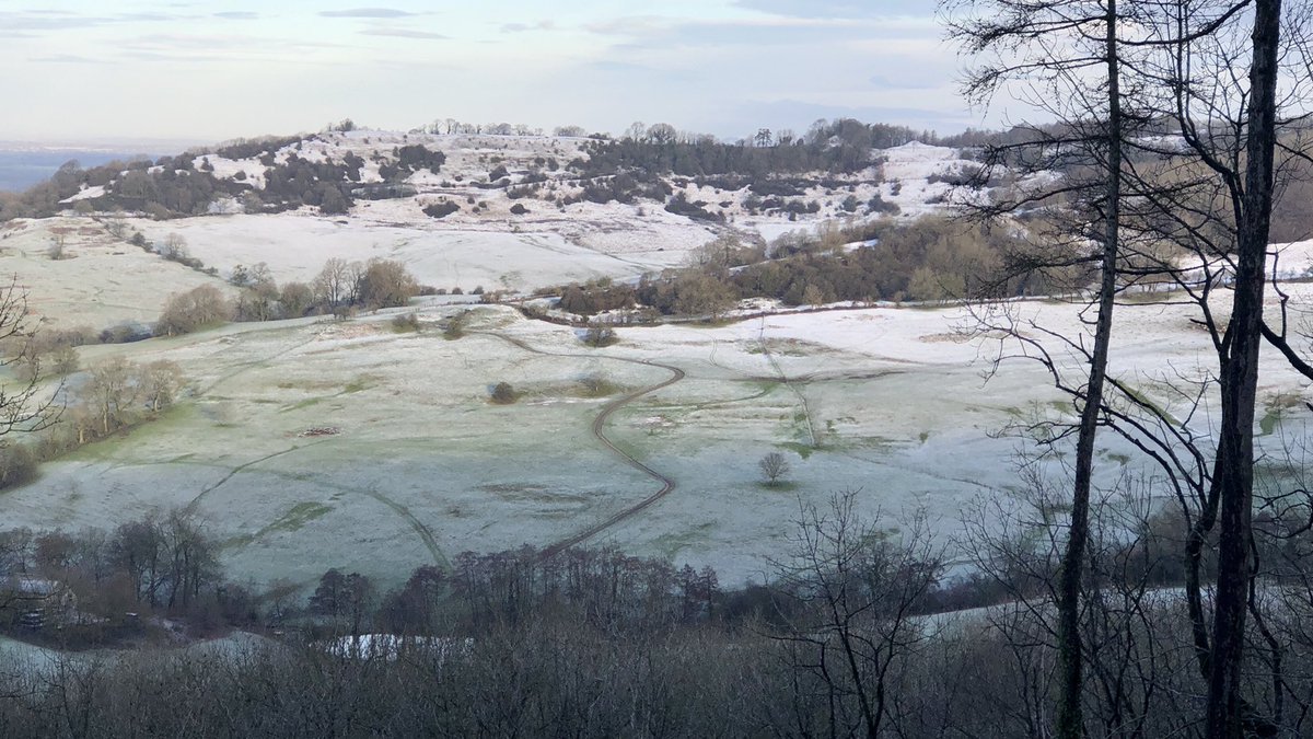 The way ahead to Haresfield Hill