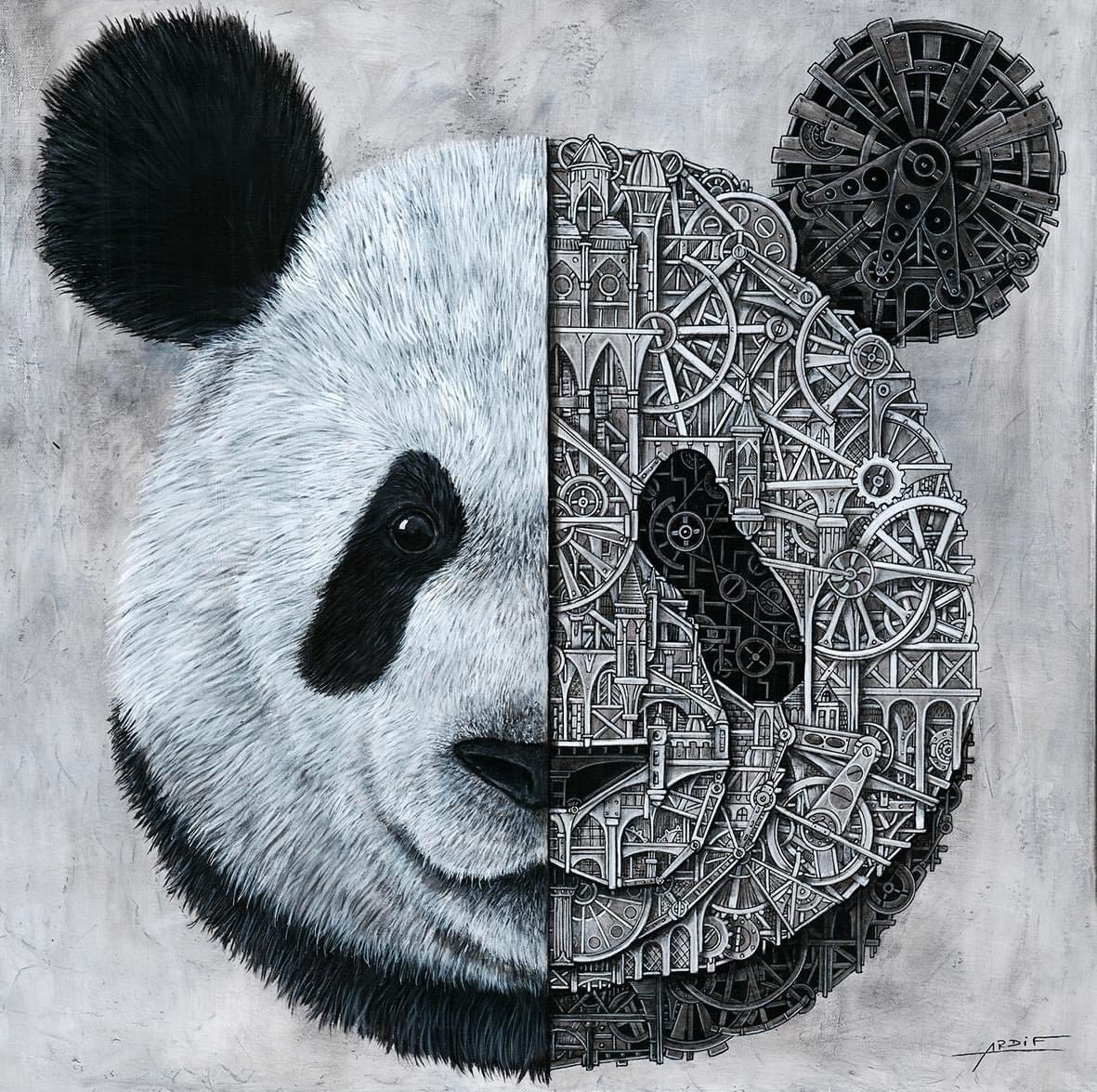 lovestreetart22's tweet photo. "Destroy racism. Be like a panda : he's white, he's black, he's asian."

Panda Mechanimal by Ardif (Photo by Artist)

#StreetArt #streetartparis #Ardif #mechanimal #panda #ParisStreetArt https://t.co/BwGl19ZBiC