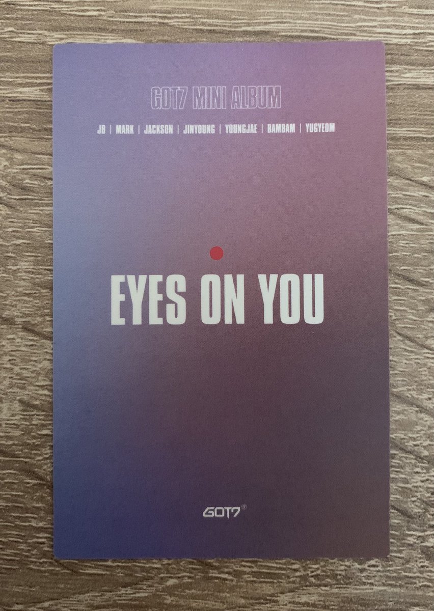 deforsale's tweet photo. Mark ‘Eyes on You’ PC✨✨✨
For trade or sell 
Reason: Had duplicate
Condition: 10/10
Location: UAE🇦🇪

#Got7 #GOT7Collection #EyesOnYou #MarkTuan #IGOT7 #Ahgase #Got7pc #got7photocard https://t.co/7Jo6qo1TWm