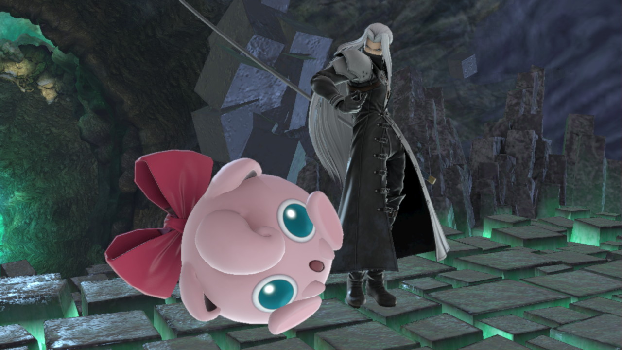 プリラー プリンだいすきクラブの セフィロスが しょうぶを しかけてきた スマブラ画 スマブラsp Smashbrossp Nintendoswitch T Co Gwhwe77otf Twitter