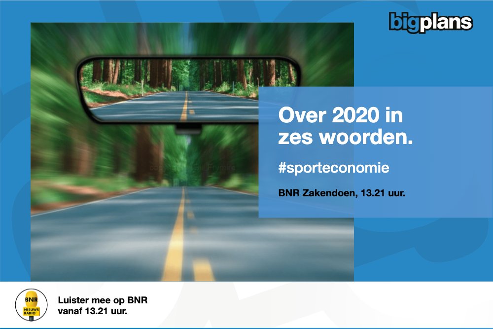 Vandaag kijken we in <a href="/BNRzaken/">BNR Zakendoen</a> #sporteconomie terug op het bijzondere jaar 2020. Dat doen we aan de hand van zes woorden die dit jaar kenmerken. Luister mee op <a href="/BNR/">BNR Nieuwsradio</a> vanaf 13.21 uur.