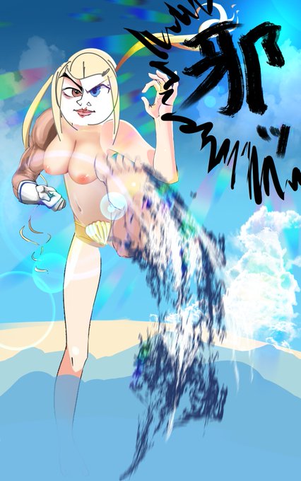 @Voodooruco 勝手ながら背景とエフェクト入れてみました。
胸と右目担当の者です 