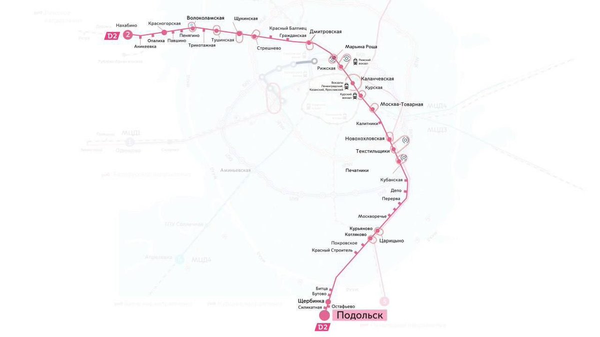 Курская нахабино расписание. МЦД-2 схема. Вокзал Подольск МЦД 2. МЦД-2 схема станций Подольск. Каланчёвская станция МЦД схема.
