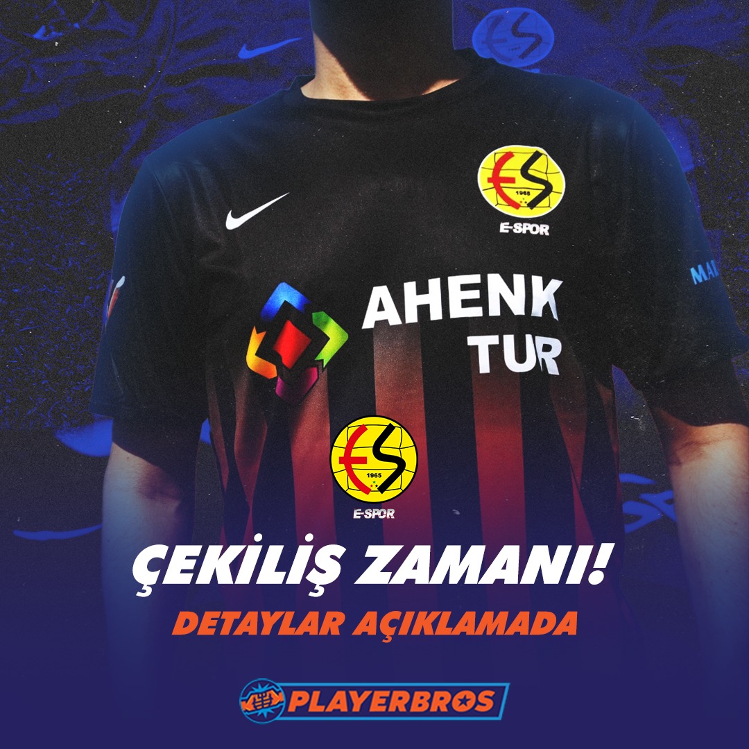 Yeni yıla yepyeni bir forma ile girmeye ne dersin?
Çekilişimize katıl ve Eskişehirspor eSpor forması kazanma şansı yakala!
Çekilişe katılmak için;
✅<a href="/PlayerbrosCOM/">Playerbros.com</a> ve @eskisehir_espor'u takip et
✅Bu paylaşımı beğen ve RT at
✅2 arkadaşını da yorumlarda etiketle!
