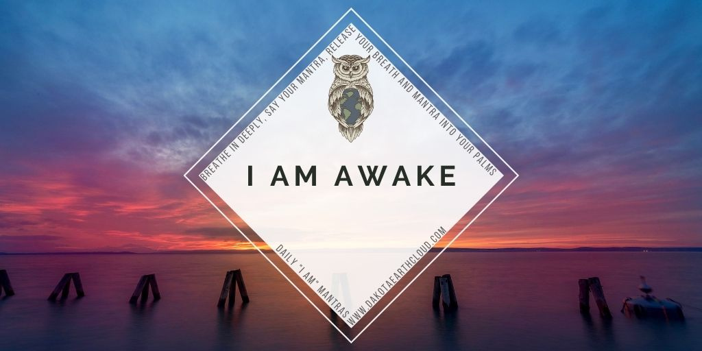 Here's your #IAM #Mantra, take in a deep breath - speak your mantra out loud, and exhale with intention into the palms of your hands. Repeat three times and start your day from a place of consciousness. Feel the words fill in all the spaces in your beingness. #meditation #calm