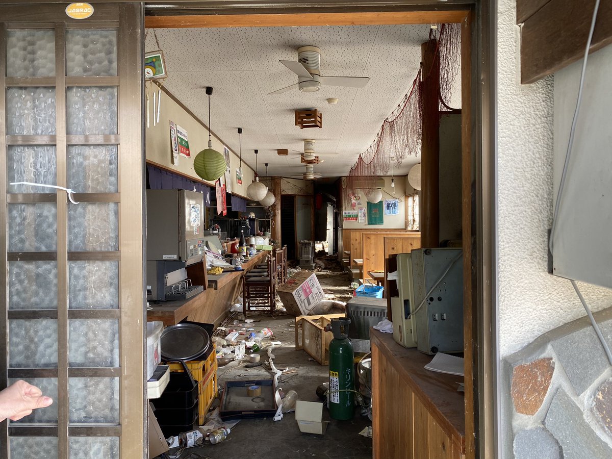 Toured the Fukushima exclusion zone in Japan for some book research. Haunting. Lives just left in a single moment. We’re in early February now.
