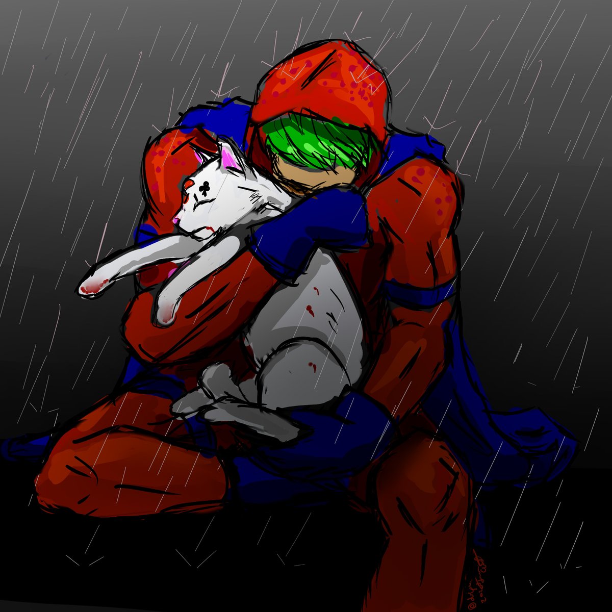 "Please don't go..." ~ 2020 #jacksepticeye #septicart #marvin #jackieboyman #art #drawing