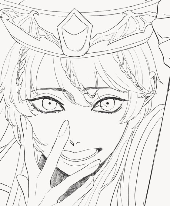ひっっっっさびさにマギ描いてる 