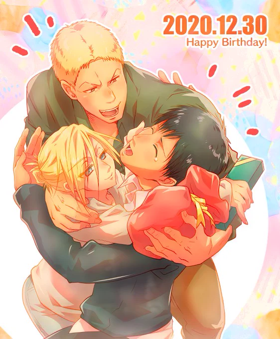 ベルトルト誕生日おめでとう!!
幸せな一日が過ごせますように
アニメや原作でまた会いたいな

#ベルトルト生誕祭2020
#ベルトルト・フーバー生誕祭2020 