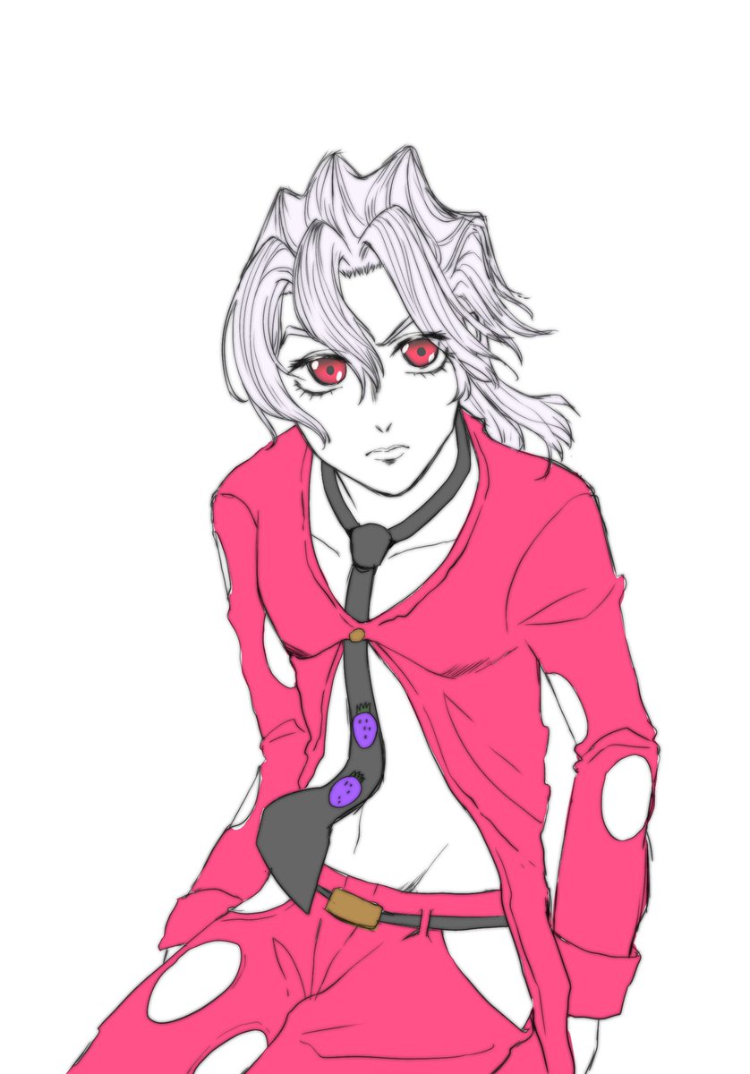 ユフィリ パンナコッタ フーゴさん落書き 原作の色好き