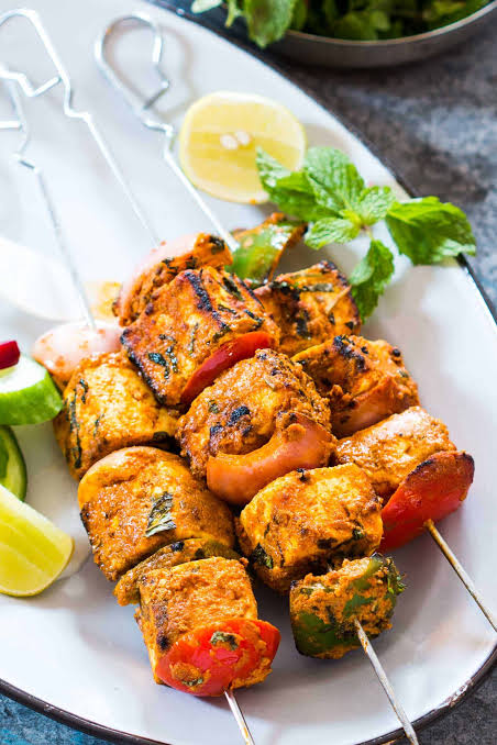 PANEER TIKKA or SPRING ROLLS