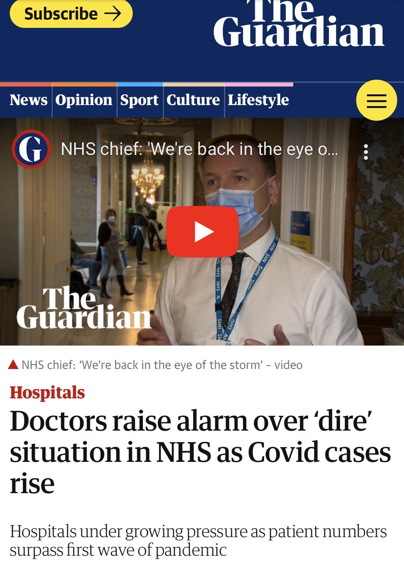 The NHS is facing a winter capacity crisis because of Covid. But how does the NHS capacity crisis compare to previous years?Thread / 1.