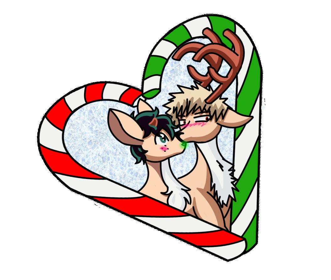 //and this was a bakudeku white elephant gift exchange I'm gonna share here now too
Gay deer are the best kind 💝
