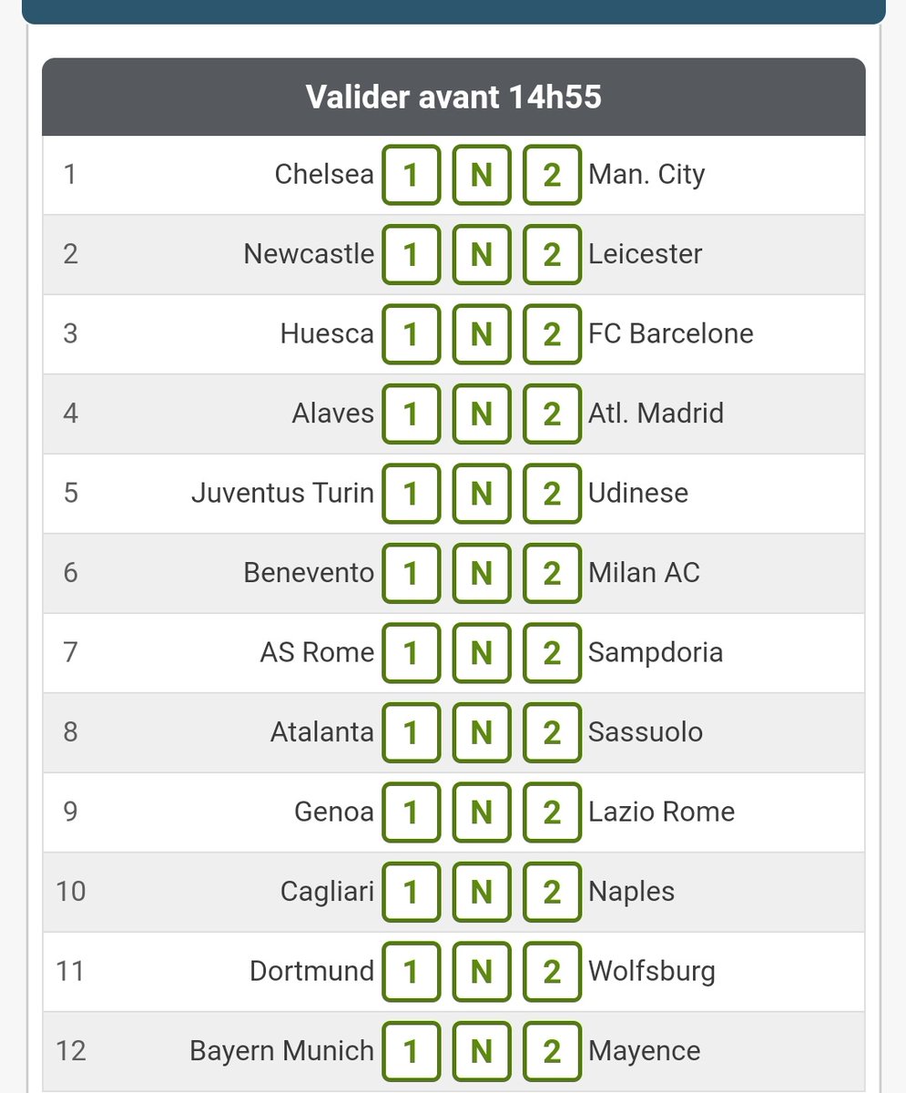 VikNewCompte's tweet photo. 🚨🚨Alerte tres Gros Billets.

Grille magnifique LotoFoot 12 ce week end.🤑🤑

Analyse des 12 Matchs en poadcast.
Combo /Safe/Mortal Combo.
Grille 12 50e max.

#Teamparieur #lotofoot @ParionsSport 

300Rt si tu veux le Taf du Pv Pour les 12 Matchs.

Tres belle grille https://t.co/HL97yRFthr