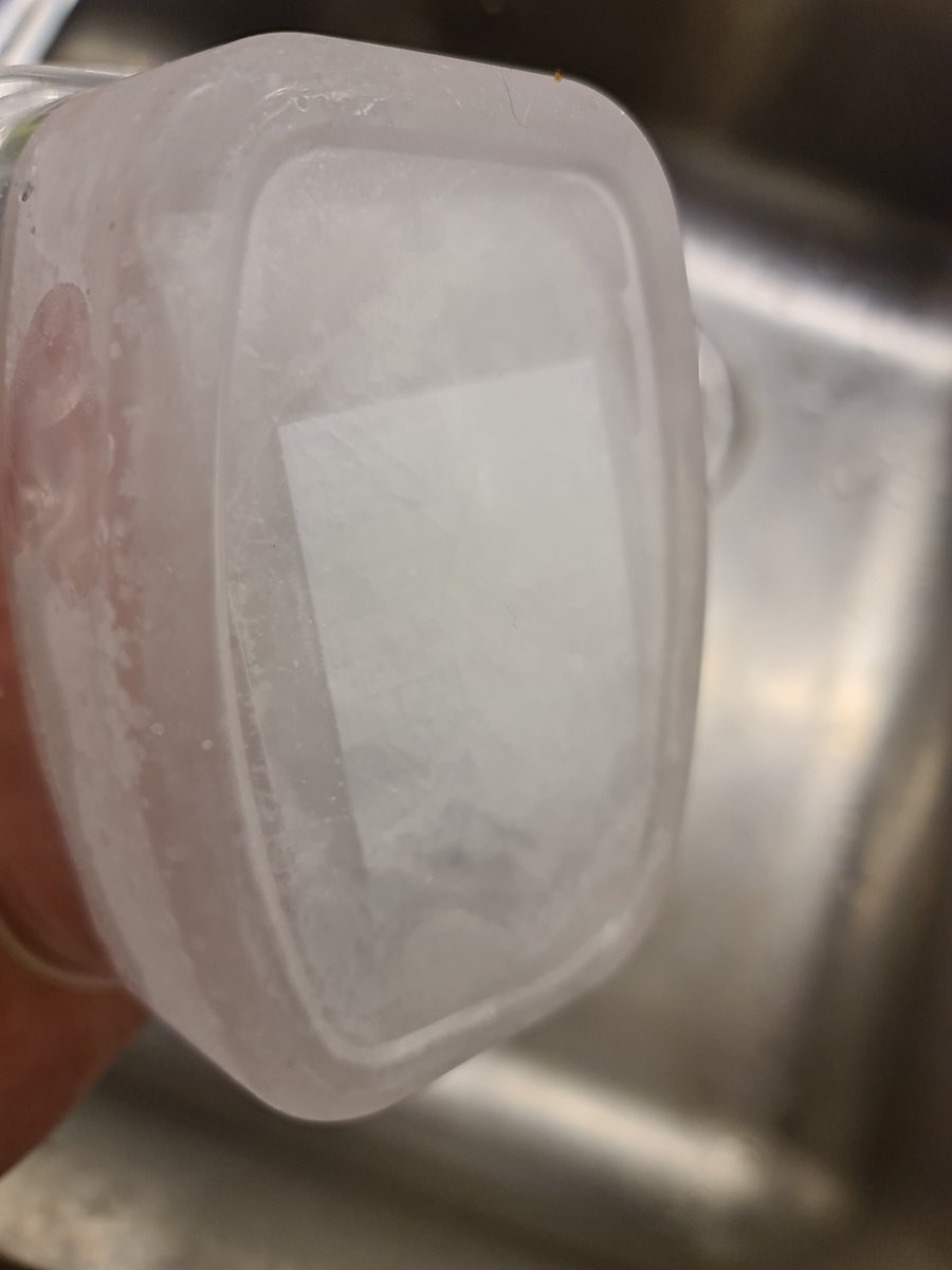 Overnight in freezer. No effect.