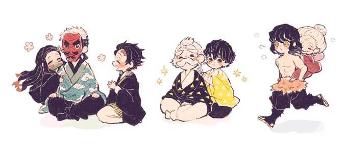 #2020年自分が選ぶ今年の4枚
これかなぁ(❀'˘`❀)
今年もきめつ絵たくさん描けた1年でした?竈門兄妹の誕生日絵は対になってるから並べてみた〜✨ 