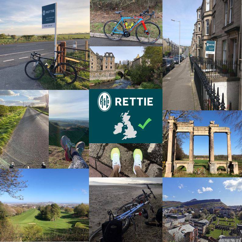 RettieandCo's tweet image. During lockdown our team covered the length of Britain by walking, running or cycling. We smashed our goal a week early, covering almost 100 additional miles! Then we added Marcothon madness to the mix in December 👣

#31DaysOfRettie #WednesdayWellness #PropertyWithCharacter