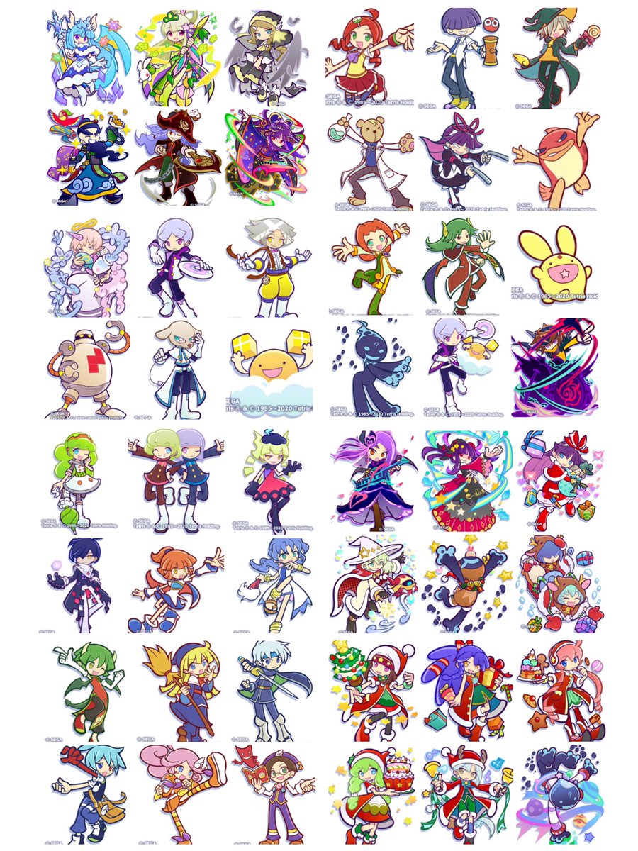 ゆら ぷよクエ ゆらめも 12月の公式 7解放キャラ49体 チリンの画像は公式にありません ぷよぷよクエスト ぷよクエ 7解放 T Co Pf2pigjudt