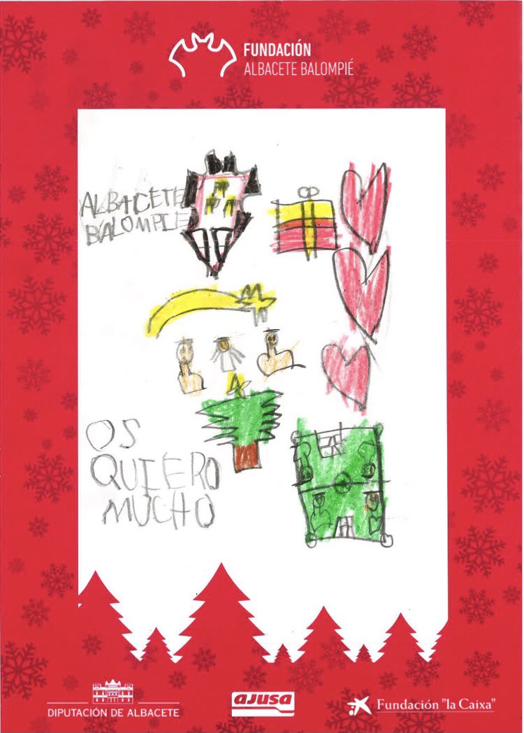 AlbaceteBPSAD's tweet photo. 🎨 | ¡Buenos días! ☀️

Gracias a nuestros albacetistas más pequeños, como Diego Vizcaya, de 6 años, por el cariño que nos muestran a diario 😍 a pesar de los resultados. 

¡Nosotros también os queremos mucho, Diego! 🤗 https://t.co/waPUSPYsHP