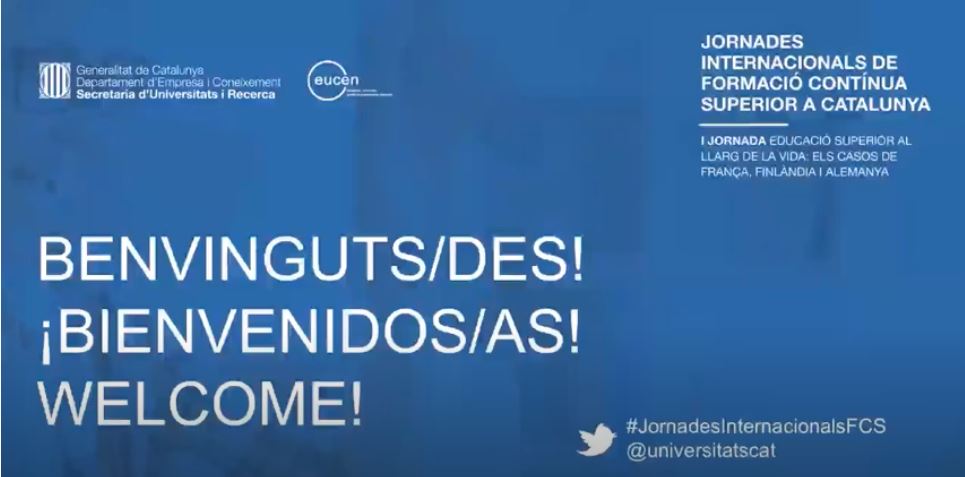 canaluniscat's tweet photo. 📺 Visualitza la primera Jornada Internacional de Formació Contínua Superior a Catalunya:

✅ Presentacions i grups de treball: https://t.co/uQN3TTTU8g
✅ Conclusions: https://t.co/TnzTsvc7j5

📅 La propera #JornadesInternacionalsFCS tindrà lloc el 14 de gener. https://t.co/gok40ugJcu