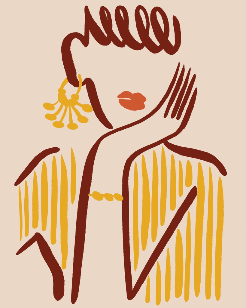 Dior's tweet photo. Artist Olimpia Zagnoli returns with newly-commissioned illustrations of #DiorCruise 2021 https://t.co/akWsXTLiKd by Maria Grazia Chiuri, evoking the season’s woman and her key pieces in trademark graphic style with a minimalistic use of color and a spare rendering of form. https://t.co/3G9GP5mZz1