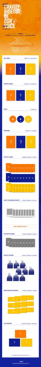 BeepsKpopShop's tweet photo. [OPEN PO] CRAVITY ALBUM SEASON 3 HIDEOUT : Be Our Voice
Rp 315.000

Release: 20 January 2021

Content:
- Outbox
- CD
- Photobook
- Member Photocard
- Member Unit Polaroid Photocard
- Sticker
- Member ID Photocard
- Member Photo Stand
- Member Mini Photo Slogan
- POSTER https://t.co/pxuOPFnCv7