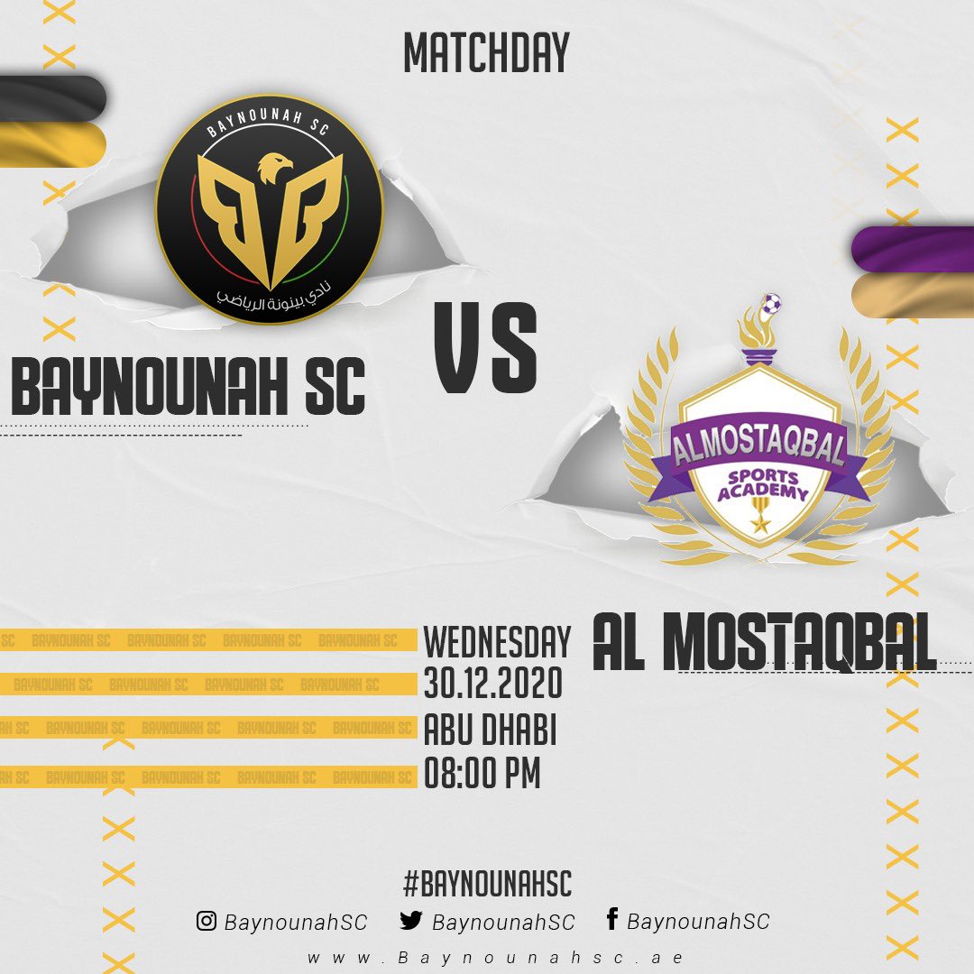 BaynounahSC's tweet photo. Today’s match Baynounah sports club VS AlMostaqbal sports Academy https://t.co/mlNnpO2Ery