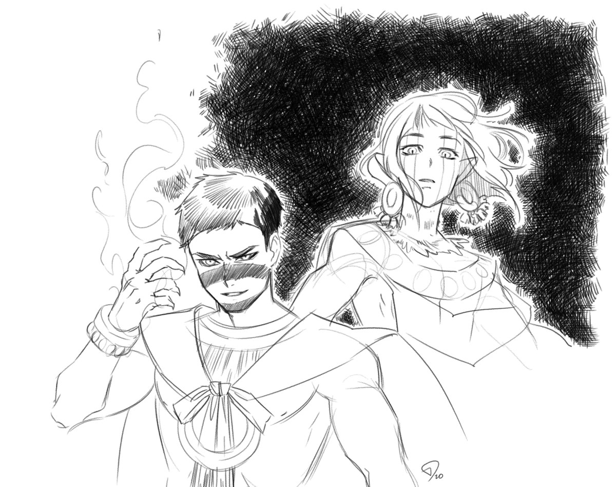 Sofia La Ahijada Del Matador Happy I Get To Doodle Quetzalcoatl And Tezcatlipoca Now That You Guys Are All Caught Up On Onyx Equinox Here S Them Without Their Headdresses Because Sofia La Ahijada Del Matador Happy I Get To Doodle Quetzalcoatl And Tezcatlipoca Now That You Guys Are All Caught Up On Onyx Equinox Here S Them Without Their Headdresses Because