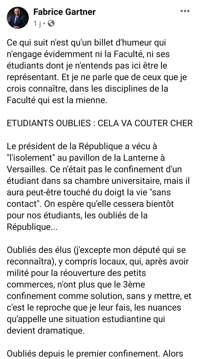 Eloevem's tweet photo. Message du doyen de la fac de droit de Nancy.
Attention c'est long ⬇️⬇️ https://t.co/VhDprxb91E