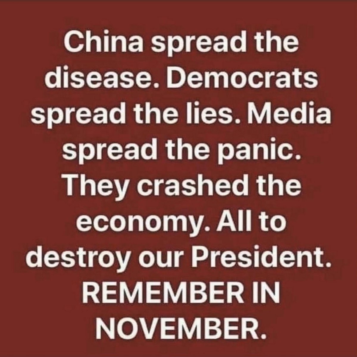 The DNC & MSM aided & abetted a CHINESE BIOWEAPON ATTACK UPON AMERICA.. Where are the PROSECUTIONS? @realDonaldTrump @VP @WarNuse @MissILmom @PCats007 @classybass3 @fuji_forever @6831Bryan @GenFlynn @DMcduffin @FreedomRings210 @DrNealHouston @Gibson4NYS @ChrisLoesch