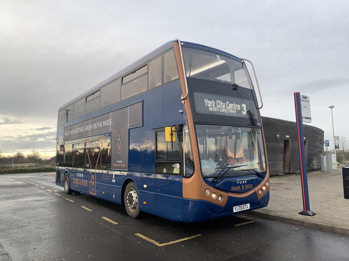 Ready for another day on York Park &amp; Ride. Warm, Eco Friendly, Electric <a href="/Optaregroup/">Optare</a> buses.