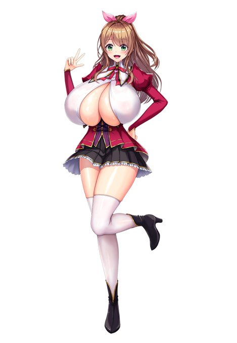 超エロアプリ学園!美咲恋乃香♡
ファレン・チ・デシュカ女学園制服ver(特盛)
だいぶ前に描いたのを加筆修正しました。
普通に描こうと思ったのにどうしても乳盛りしてしまう・・・。
性癖だから仕方ない!! 