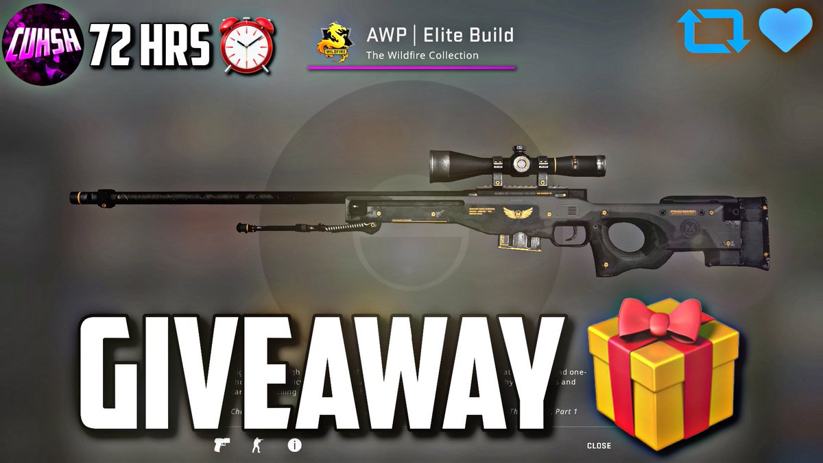 🎁 AWP | Elite Build (Field-Tested) Giveaway! Follow me Retweet ...