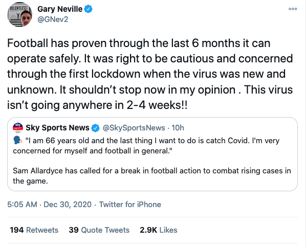What could have possibly changed your mindset so much, <a href="/GNev2/">Gary Neville</a>? 🤔