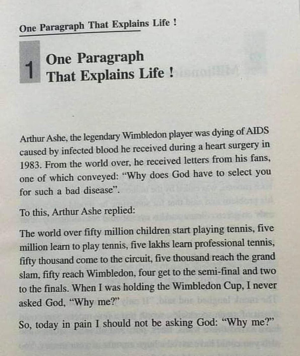 AwanishSharan's tweet image. One Paragraph That Explains Life.👌