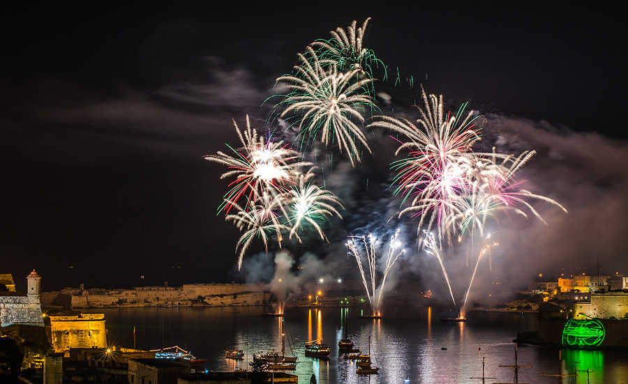 It's a known fact that Malta loves its fireworks, so you can imagine the show that's put up to celebrate the year coming to a close and the arrival of a new one. Watching the fireworks as the clock strikes midnight is a magical tradition that never loses its lustre!