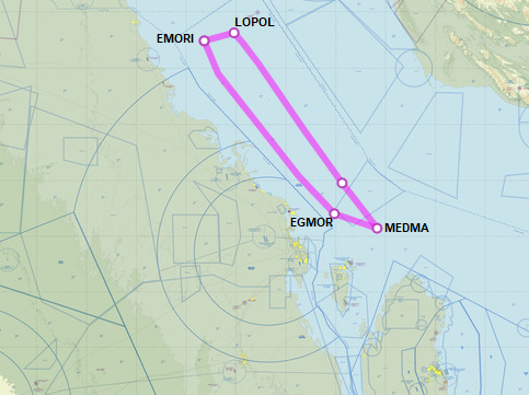 SirListenalot's tweet photo. US Navy #B737 / #C40 #AE04D7 165829 as #CNV549 out of Isa on a maintenance check flight in the block FL150-160 will be doing a few loops along LOPOL L703 KOBOK - MEDMA - EGMOR M444 EMORI https://t.co/GV97jb6mUa