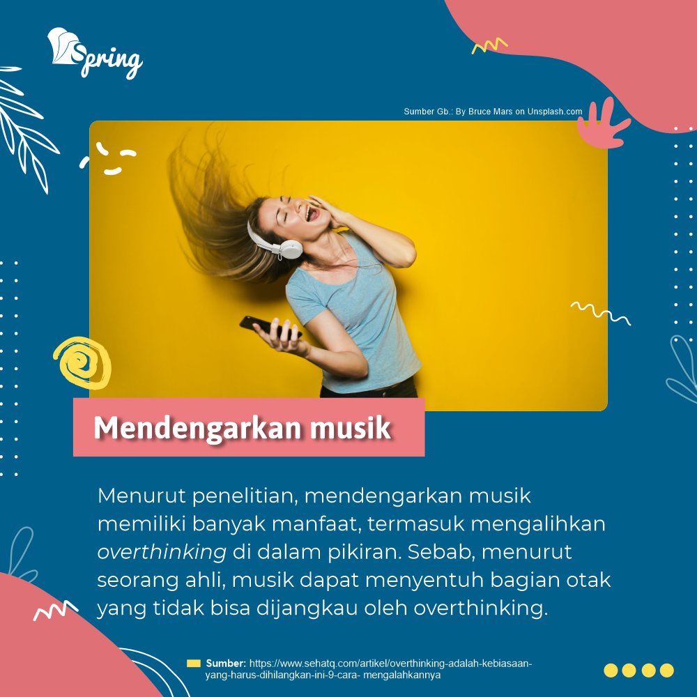 penerbitspring's tweet image. Siapa teman-teman Paus yang sering overthinking?
Kalian jangan sering overthinking berlebihan ya, itu gak baik untuk kesehatan.

Nih, Paus kasih tips supaya kalian bisa mengatasi overthinking🥺

#PenerbitSpring #myspringstory