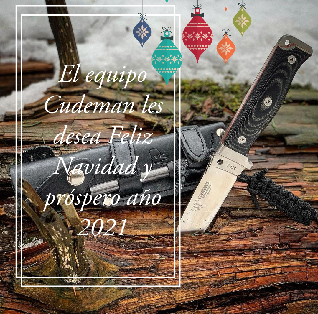 El equipo Cudeman les desea Feliz Navidad y próspero año 2021.
#cudeman #cudemanknives #outdoor #survival #bushcraft #tactical #albacete #madeinspain