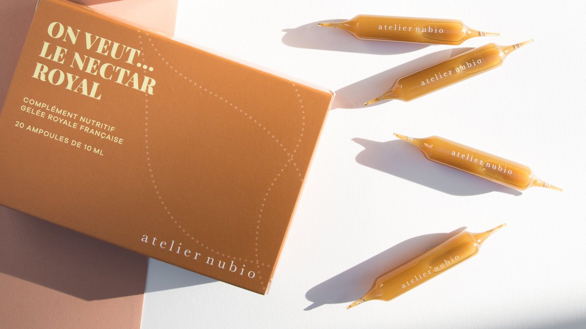 « On veut... Le Nectar Royal », notre élixir à la gelée royale bio, fraîche et française, au thym et au citron bio ✨ Une cure spécialement formulée pour l'hiver, dispo en édition ultra limitée juste ici > bit.ly/2L1iDou !