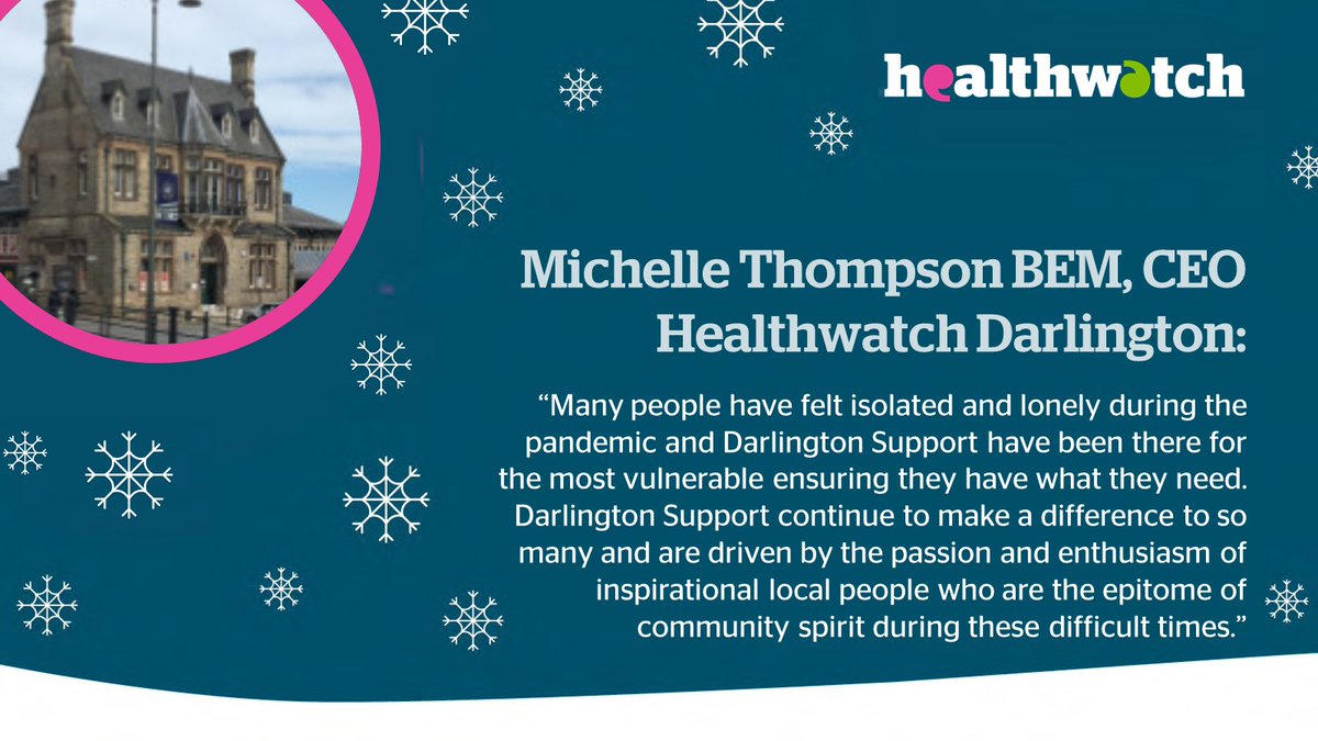 Healthwatch England (@healthwatche) on Twitter photo In response to #COVID19, a group of volunteers set up Darlington Support to provide crucial help to those most vulnerable, including medication collections and food parcels. Their incredible efforts are why they're our #HealthwatchHeroes 🙌 <a href="/healthwatchDton/">HW Darlington</a> In response to #COVID19, a group of volunteers set up Darlington Support to provide crucial help to those most vulnerable, including medication collections and food parcels. Their incredible efforts are why they're our #HealthwatchHeroes 🙌 <a href="/healthwatchDton/">HW Darlington</a>