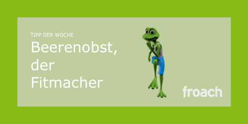 froachMedia's tweet photo. froach-Tipp der Woche: Beerenobst, der Fitmacher: Die kleinen Früchte sind reich an Vitaminen und Mineralien, die uns bspw. vor Infektionen schützen und einen gesunden Blutdruck fördern. Zudem wird durch zahlreiche Ballaststoffe unsere Darmtätigkeit unterstützt. #stayfit #healthy https://t.co/4t1NtaGUUw