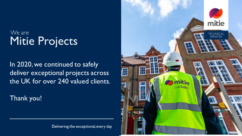MitieProjects's tweet image. During the challenges that 2020 brought us, our teams continued to win and deliver exceptional projects nationally for over 240 clients.   

Thank you! 

#MitieProjects
#WeGoTheExtraMile 
#OurCustomersBusinessIsOurBusiness