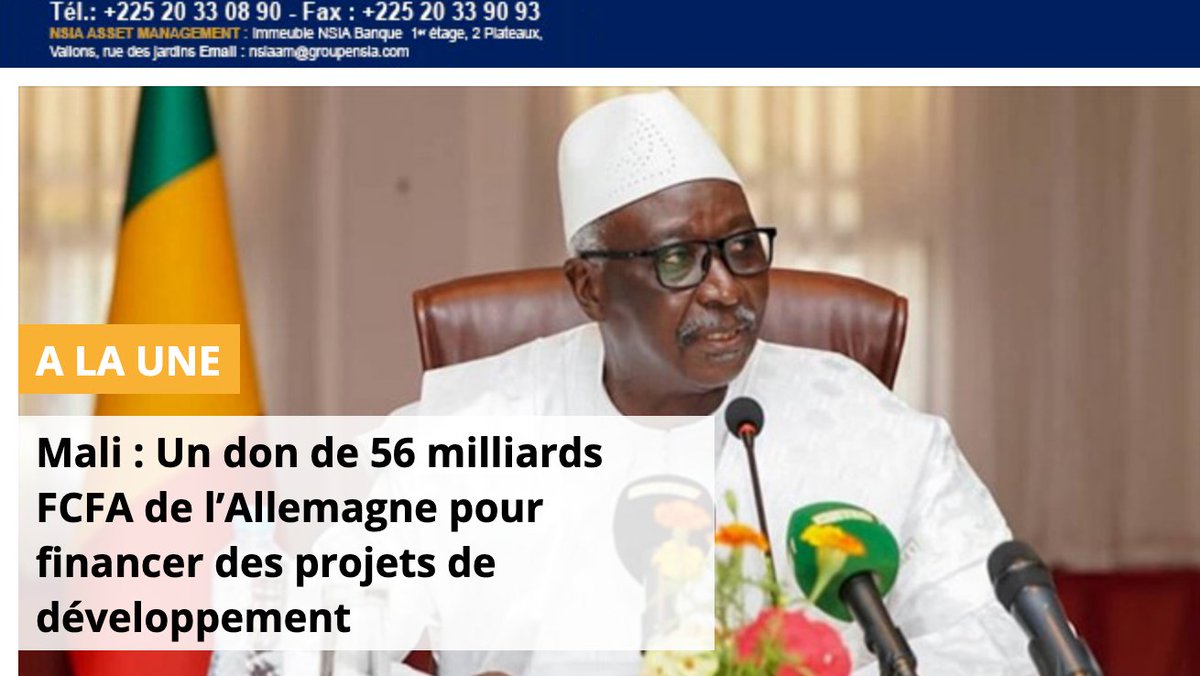 Je rêve de voir un jour des Unes de journaux dans lesquels on lirait régulièrement: "X pays africain a fait un don de 100 ou 550 milliards de dollars aux Etats-Unis ou au Danemark"....
#Jerêve