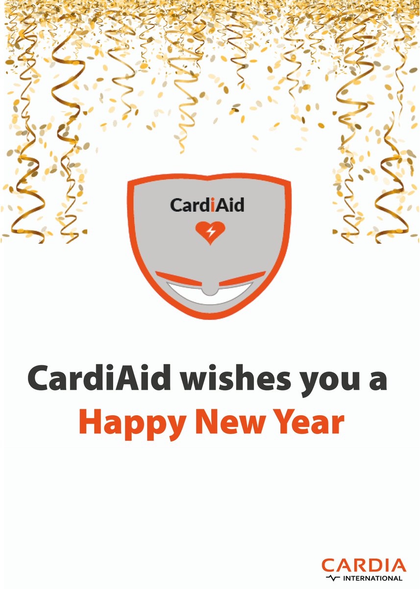 cardiaidaed's tweet image. Cardia wishes you a Happy New Year - hopefully you'll be with you family and loved ones celebrating a new year.
Please stay safe #heartsafe #cardia #aed