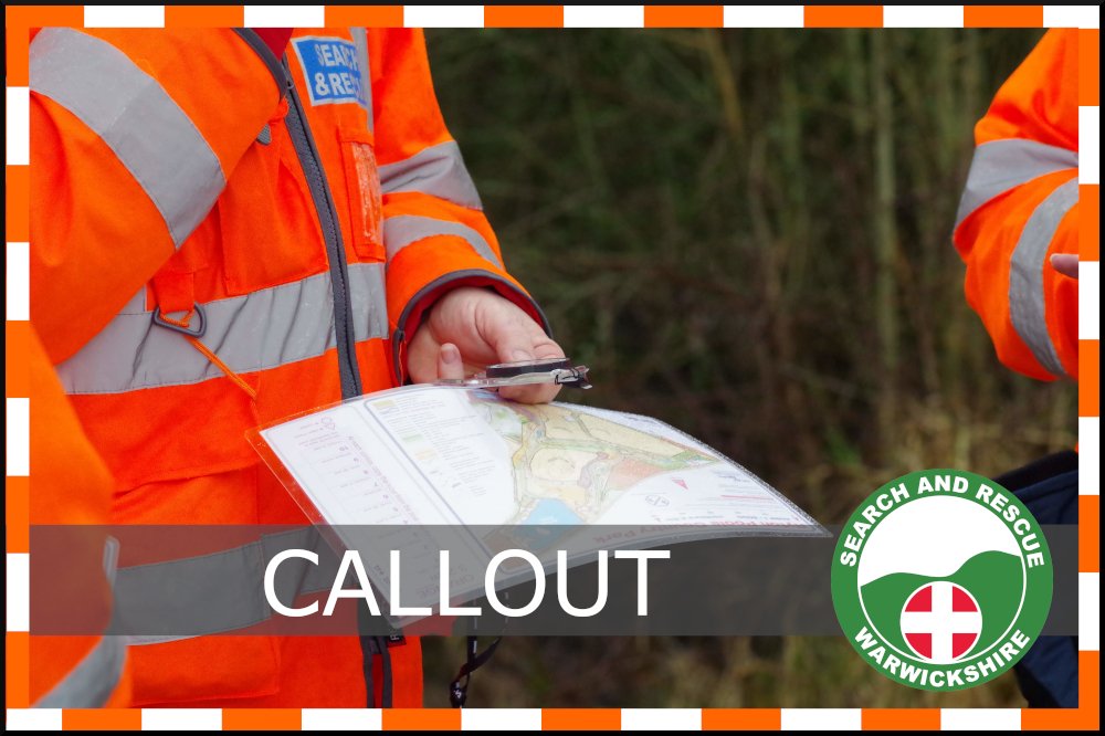 #Callout 

#ProfessionalVolunteers from @WarkSAR are rapidly deploying to assist @Northants_SAR #search for a #missing person.

#ReportedMissing #Northamptonshire