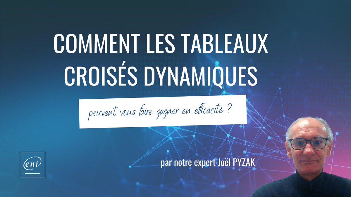 EditionsENI's tweet image. Vous souhaitez analyser, agréger des valeurs d’une table de données constituée de nombreuses colonnes et lignes ? Les #tableauxcroisésdynamiques sur #Excel sont faits pour vous ! 
Notre expert Joël PYZAK a accepté de vous en dire plus dans cet interview swll.to/x1jXBVL